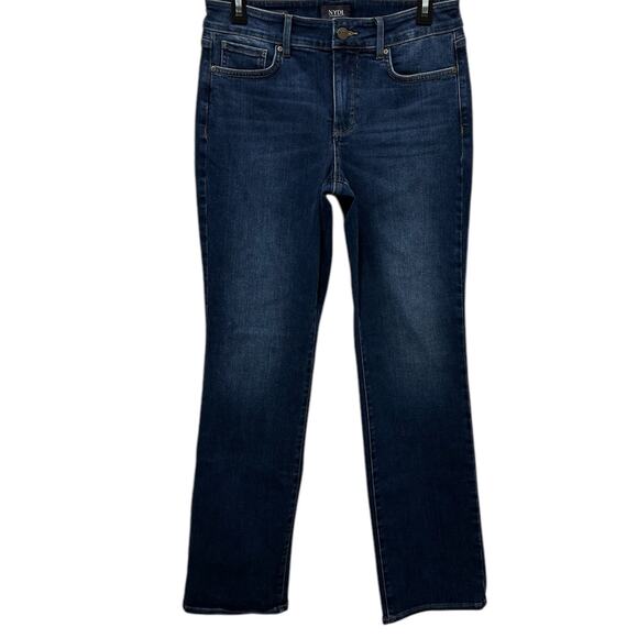 NYDJ Jeans Womens Size 6 Blue Marilyn Straight - Picture 1 of 6